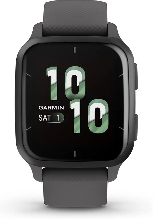Garmin Venu® Sq 2 GPS Smartwatch - AMOLED Display, All-Day Health Monitoring, Long Battery Life, Activity & Heart Rate Tracker, Slate and Shadow Gray | 1.41in Amoled Display, Wrist Hr and SPO2, Sleep and Body Battery, Up to 11-Day Battery, 5 Atm Water-Rated