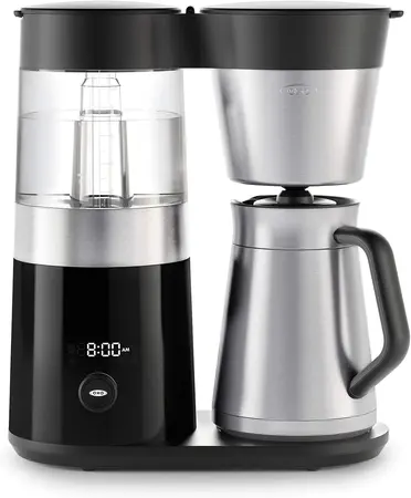 OXO Brew 9-Cup Drip Coffee Maker – Programmable Coffee Machine | Stainless Steel, Single Serve or Full Carafe Option, SCA Certified Home Brewer, Temperature Controlled, Rainmaker Shower Head