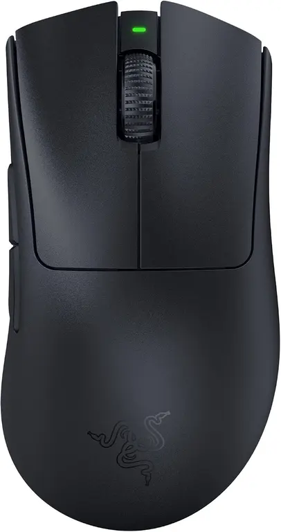 Razer DeathAdder V3 Pro Wireless Gaming Mouse: 63g Ultra Lightweight - Focus Pro 30K Optical Sensor - HyperSpeed Wireless - Fast Optical Switches Gen-3-5 Programmable Buttons - 90 Hr Battery - Black