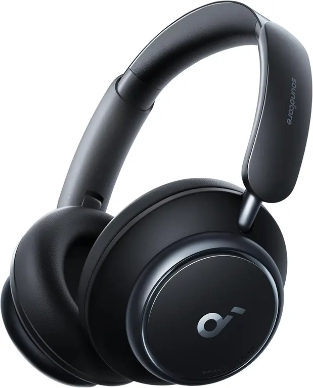 Soundcore by Anker Space Q45 Adaptive Active Noise Cancelling Headphones, Reduce Noise By Up to 98%, 50H Playtime, App Control, LDAC Hi-Res Wireless Audio, Comfortable Fit, Clear Calls, Bluetooth 5.3